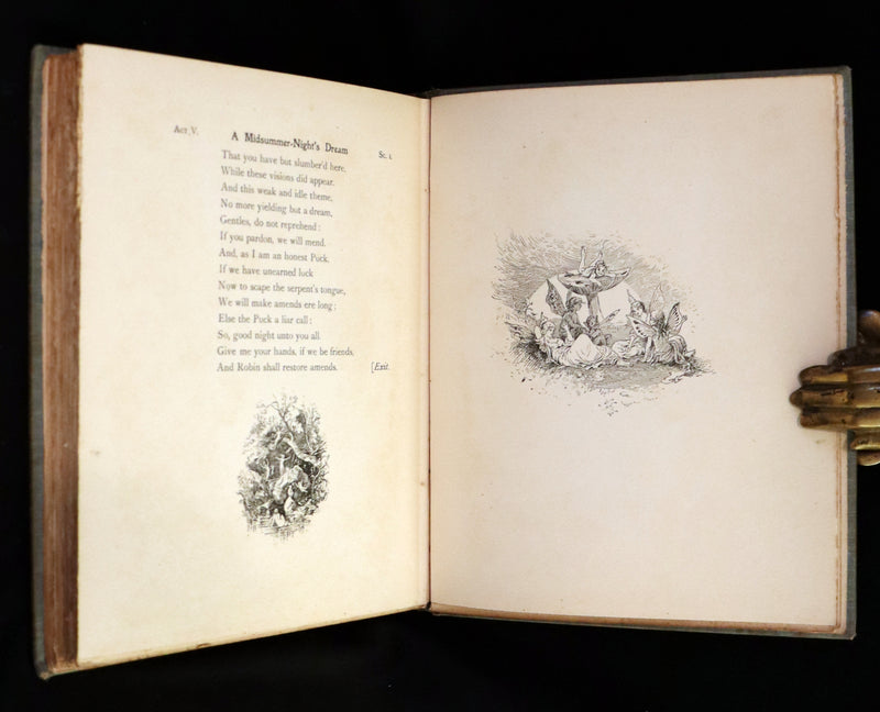 1901 Rare First Edition illustrated by Fanny Railton - Shakespeare's Midsummer Night's Dream.