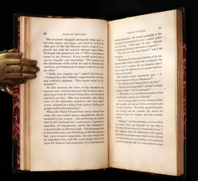 1825 Scarce First Edition - HANS of ICELAND by Victor Hugo Illustrated by Cruikshank. Gothic Novel.