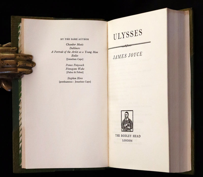 1960 Scarce in this Bayntun Binding - ULYSSES by JAMES JOYCE. Newly reset corrected edition.