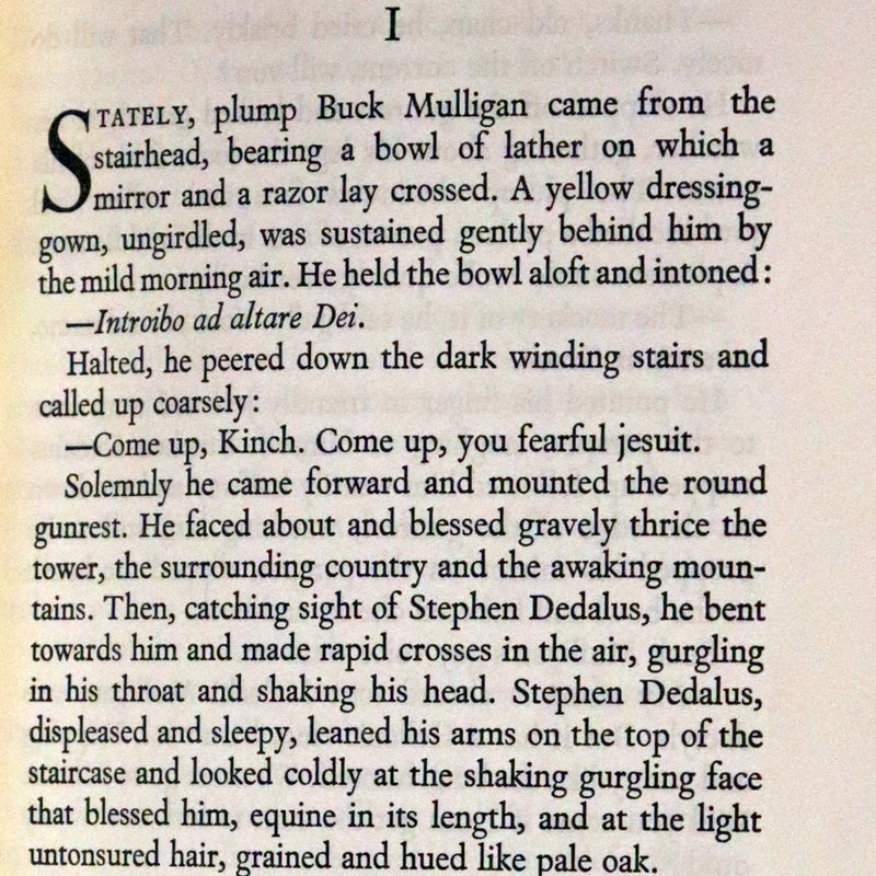 1960 Scarce in this Bayntun Binding - ULYSSES by JAMES JOYCE. Newly reset corrected edition.