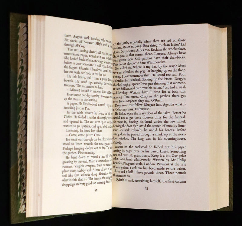 1960 Scarce in this Bayntun Binding - ULYSSES by JAMES JOYCE. Newly reset corrected edition.