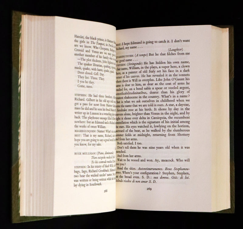 1960 Scarce in this Bayntun Binding - ULYSSES by JAMES JOYCE. Newly reset corrected edition.