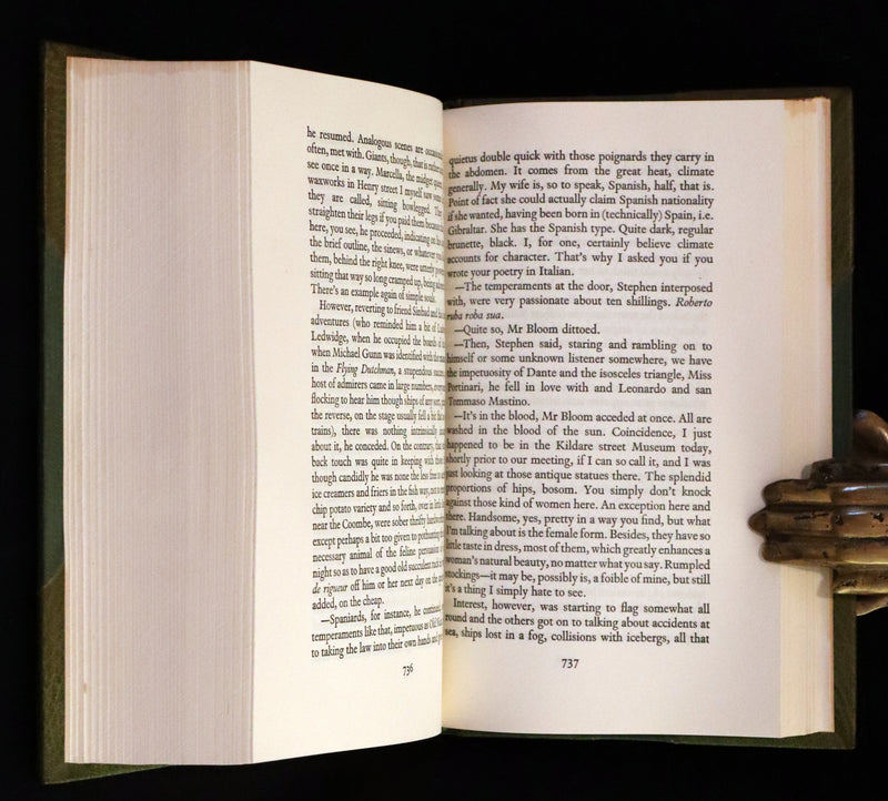 1960 Scarce in this Bayntun Binding - ULYSSES by JAMES JOYCE. Newly reset corrected edition.