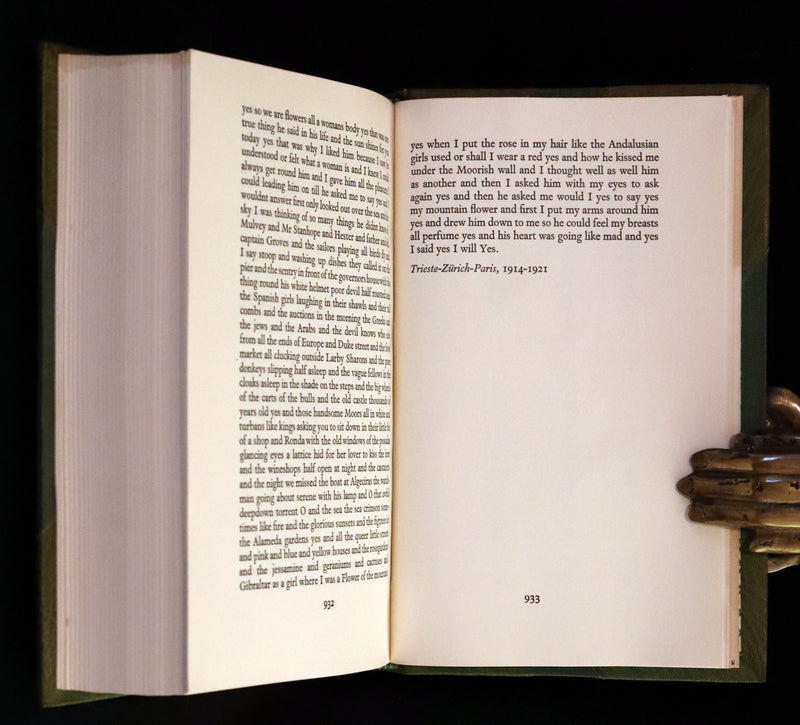 1960 Scarce in this Bayntun Binding - ULYSSES by JAMES JOYCE. Newly reset corrected edition.