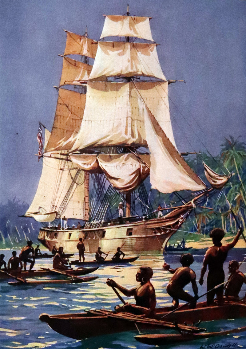 1931 Rare First Edition - Bully Hayes South Sea PIRATE by Basil Lubbock, Illustrated.