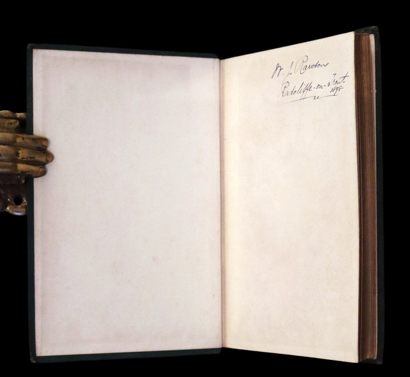 1876 Rare Victorian Book - FIELD FLOWERS, A handy-book for the rambling by the famous botanist James Shirley Hibberd.