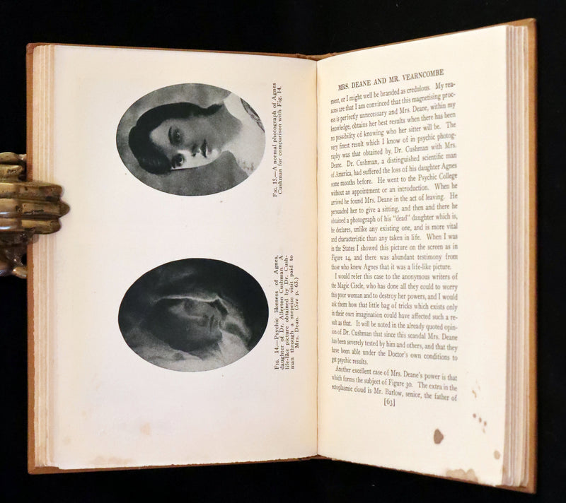 1923 Scarce First US Edition - Arthur Conan DOYLE - The Case for Spirit Photography. Ghosts or other spiritual entities.