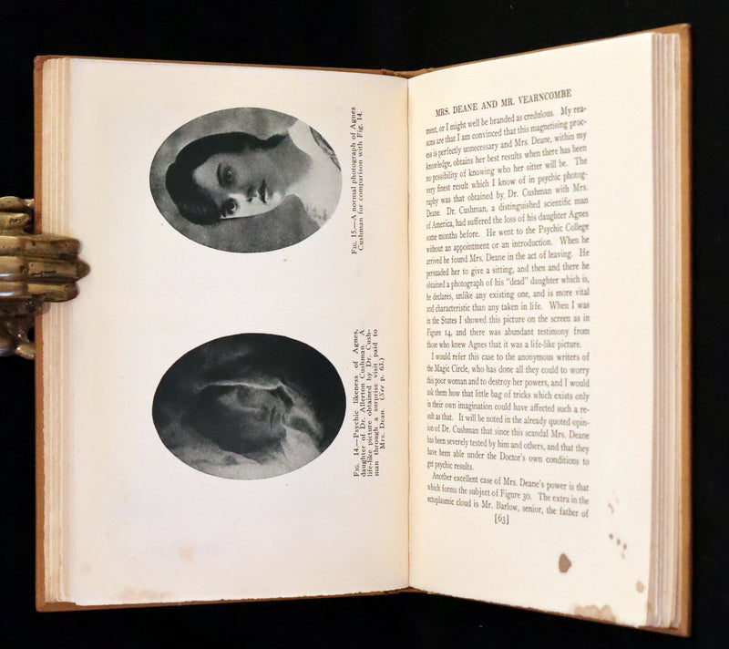 1923 Scarce First US Edition - Arthur Conan DOYLE - The Case for Spirit Photography. Ghosts or other spiritual entities.