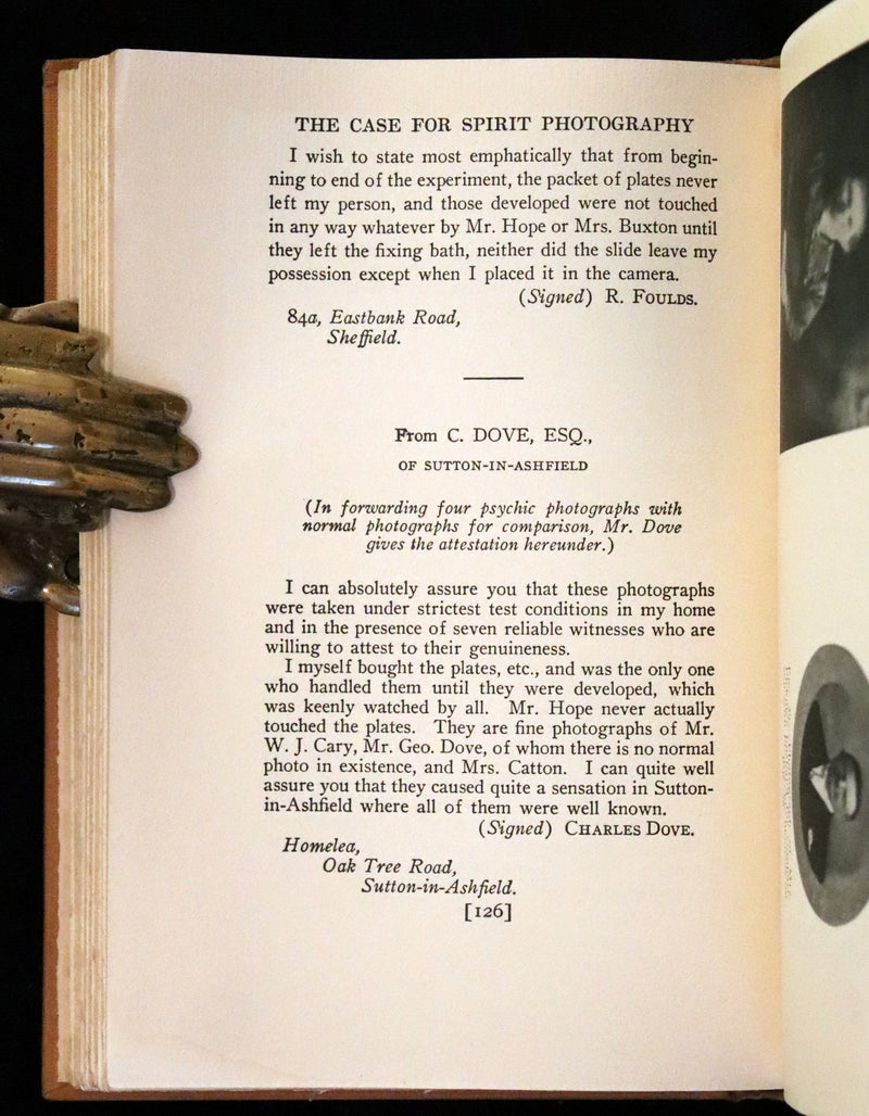 1923 Scarce First US Edition - Arthur Conan DOYLE - The Case for Spirit Photography. Ghosts or other spiritual entities.