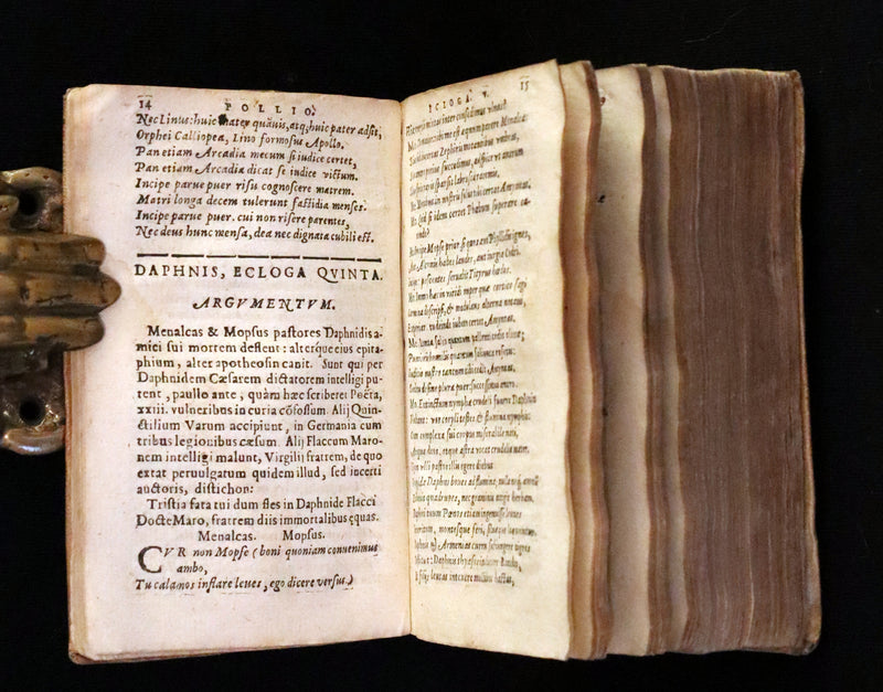 1632 Scarce Latin vellum Book - VIRGIL Works - P. Virgilii Maronis Opera (Aeneid, Georgics, etc)