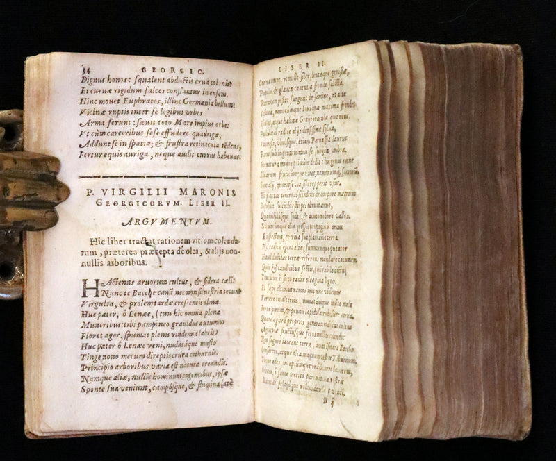 1632 Scarce Latin vellum Book - VIRGIL Works - P. Virgilii Maronis Opera (Aeneid, Georgics, etc)