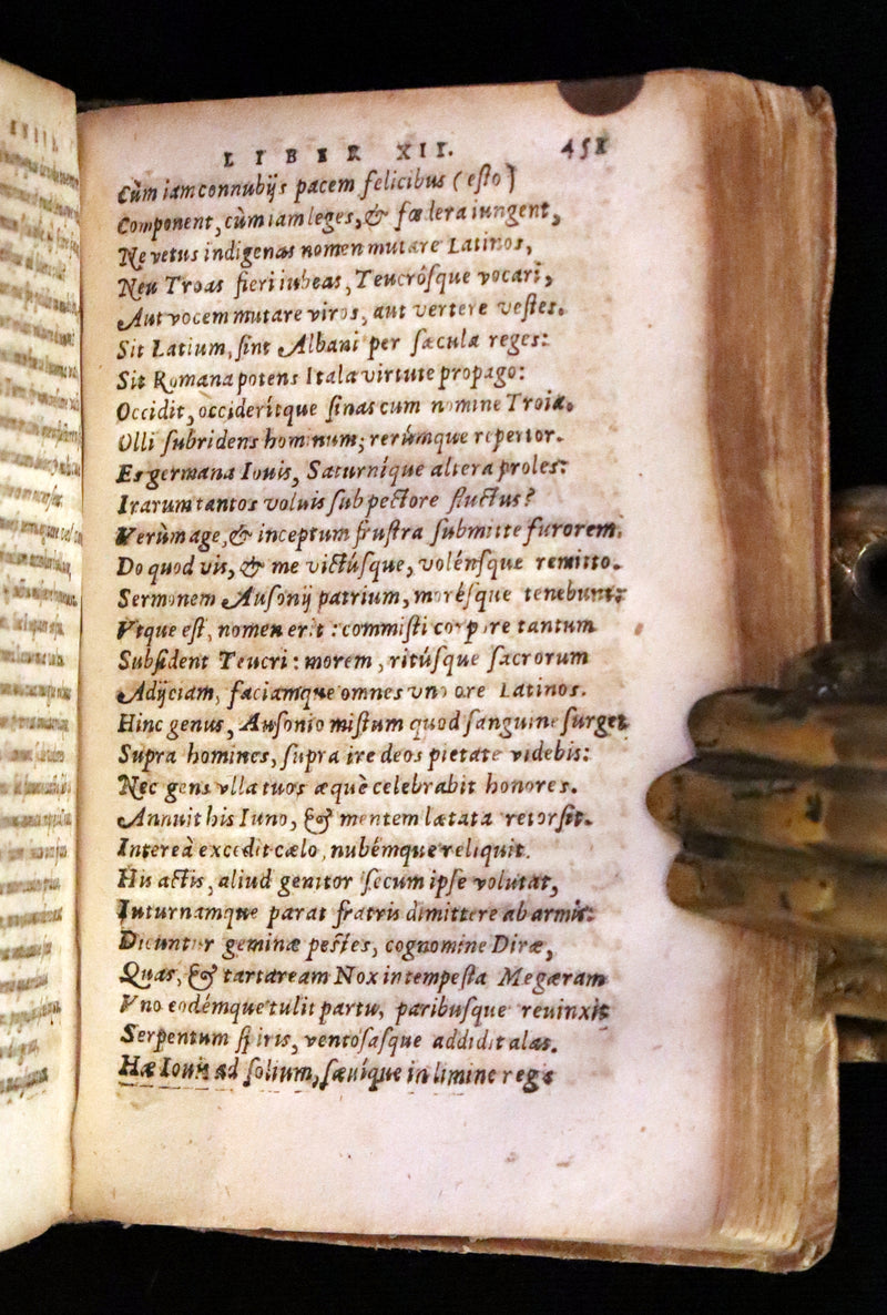 1632 Scarce Latin vellum Book - VIRGIL Works - P. Virgilii Maronis Opera (Aeneid, Georgics, etc)