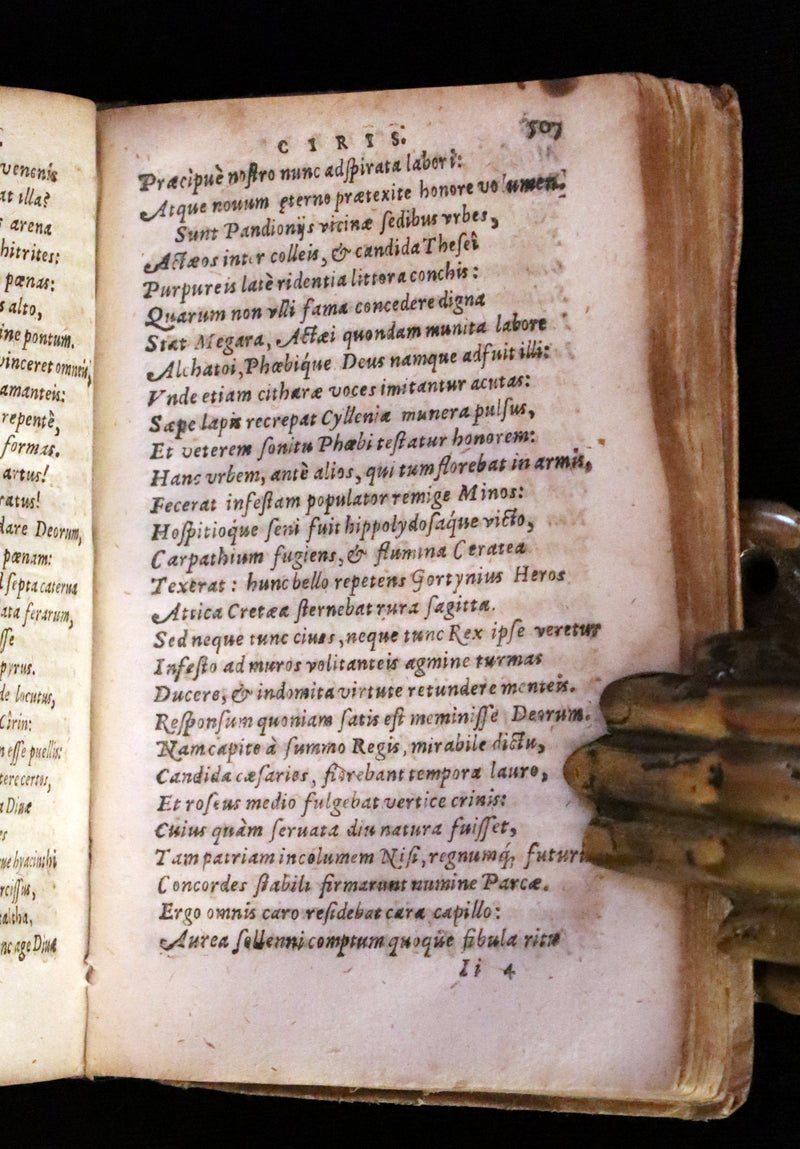 1632 Scarce Latin vellum Book - VIRGIL Works - P. Virgilii Maronis Opera (Aeneid, Georgics, etc)