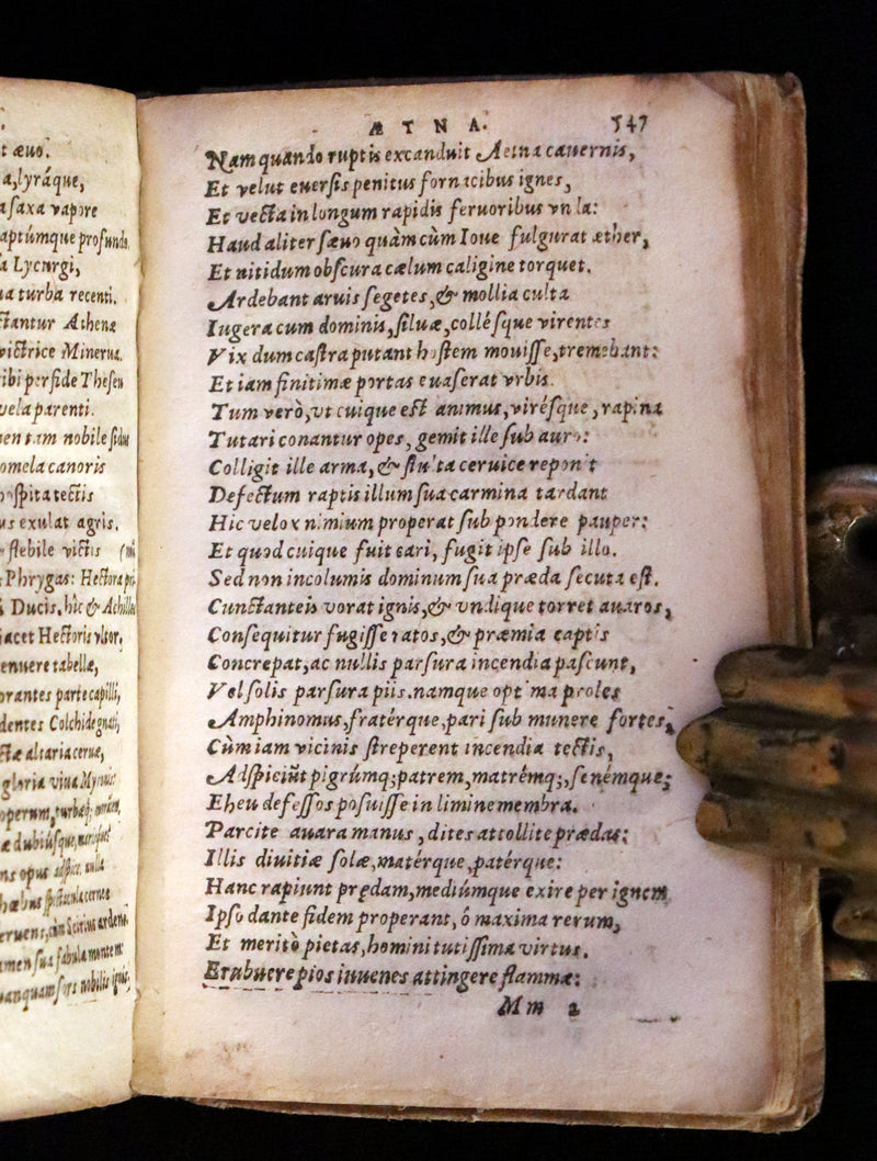 1632 Scarce Latin vellum Book - VIRGIL Works - P. Virgilii Maronis Opera (Aeneid, Georgics, etc)