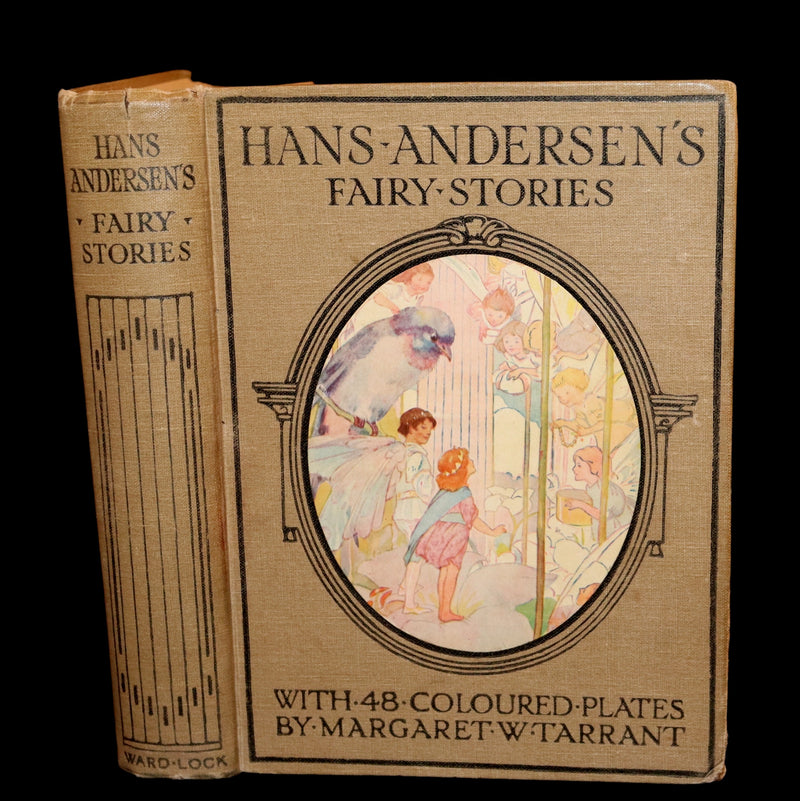 1926 Rare Book - Hans Andersen's FAIRY Stories with 48 Coloured Plates By Margaret W. Tarrant.