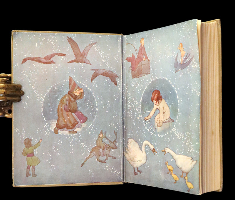 1926 Rare Book - Hans Andersen's FAIRY Stories with 48 Coloured Plates By Margaret W. Tarrant.