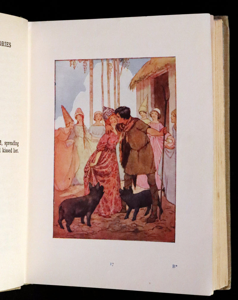 1926 Rare Book - Hans Andersen's FAIRY Stories with 48 Coloured Plates By Margaret W. Tarrant.