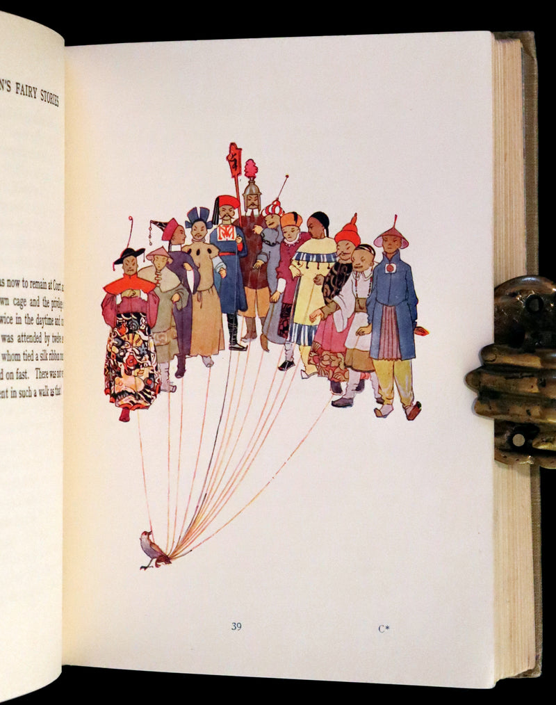 1926 Rare Book - Hans Andersen's FAIRY Stories with 48 Coloured Plates By Margaret W. Tarrant.