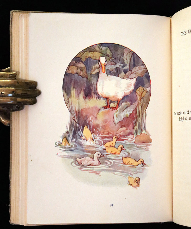 1926 Rare Book - Hans Andersen's FAIRY Stories with 48 Coloured Plates By Margaret W. Tarrant.