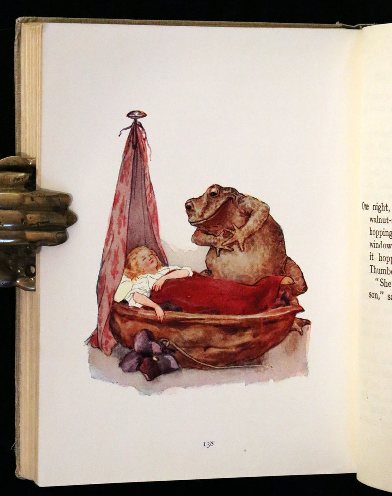 1926 Rare Book - Hans Andersen's FAIRY Stories with 48 Coloured Plates By Margaret W. Tarrant.