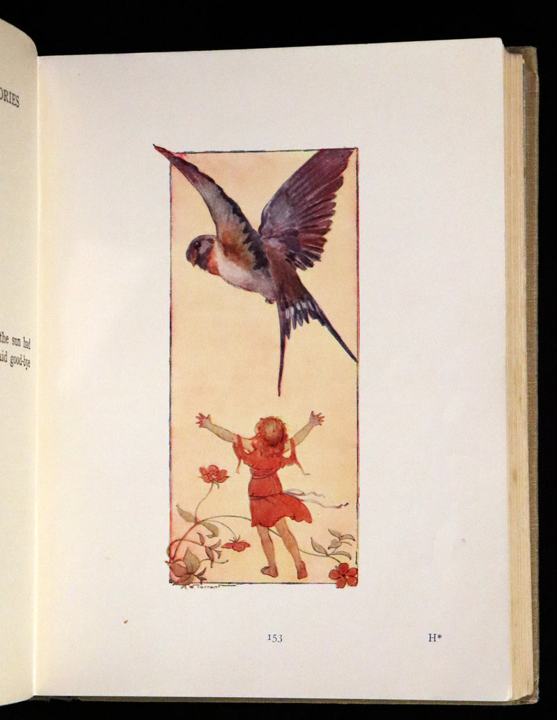 1926 Rare Book - Hans Andersen's FAIRY Stories with 48 Coloured Plates By Margaret W. Tarrant.