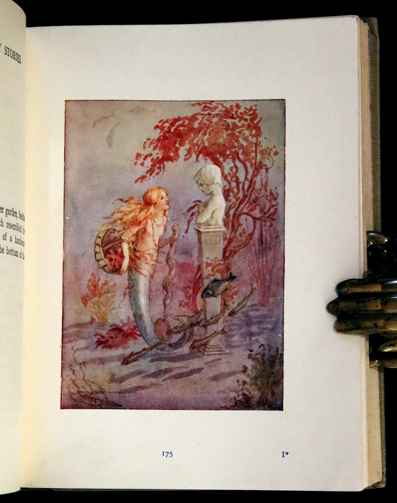 1926 Rare Book - Hans Andersen's FAIRY Stories with 48 Coloured Plates By Margaret W. Tarrant.