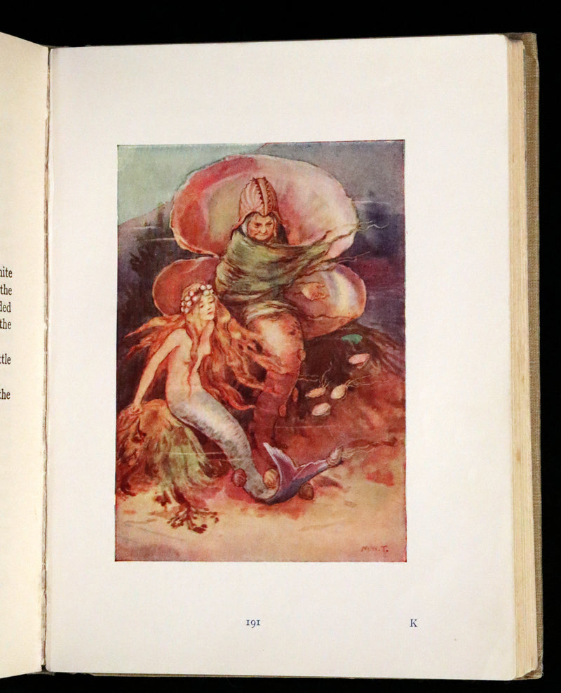 1926 Rare Book - Hans Andersen's FAIRY Stories with 48 Coloured Plates By Margaret W. Tarrant.