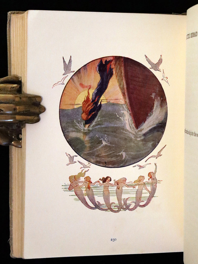 1926 Rare Book - Hans Andersen's FAIRY Stories with 48 Coloured Plates By Margaret W. Tarrant.