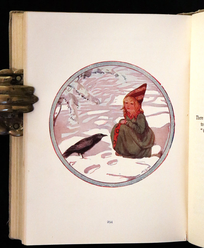 1926 Rare Book - Hans Andersen's FAIRY Stories with 48 Coloured Plates By Margaret W. Tarrant.