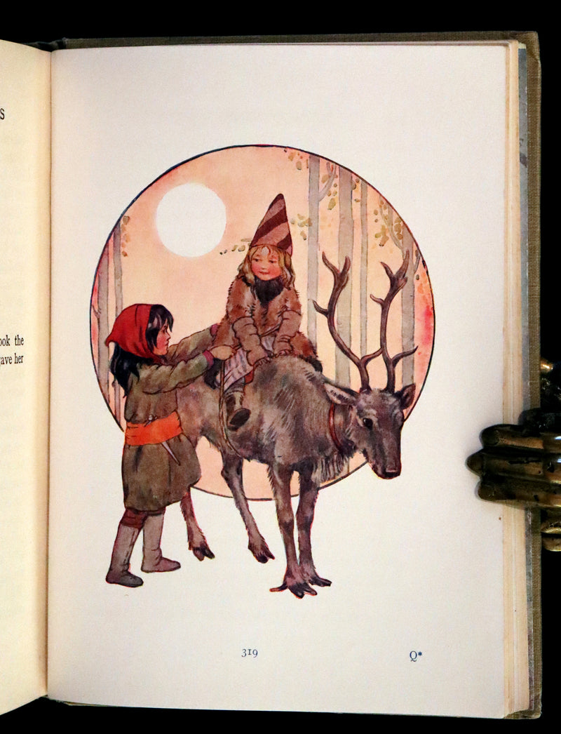 1926 Rare Book - Hans Andersen's FAIRY Stories with 48 Coloured Plates By Margaret W. Tarrant.