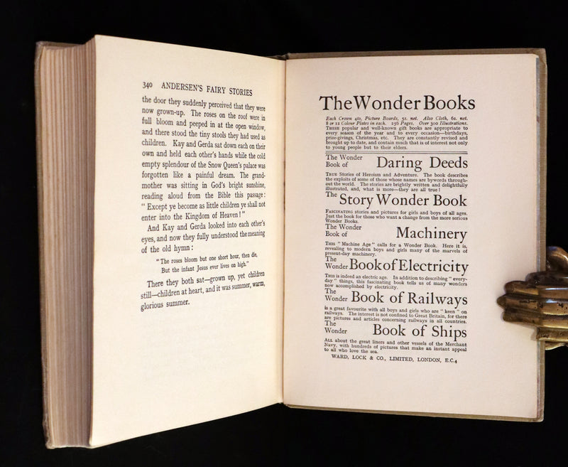 1926 Rare Book - Hans Andersen's FAIRY Stories with 48 Coloured Plates By Margaret W. Tarrant.