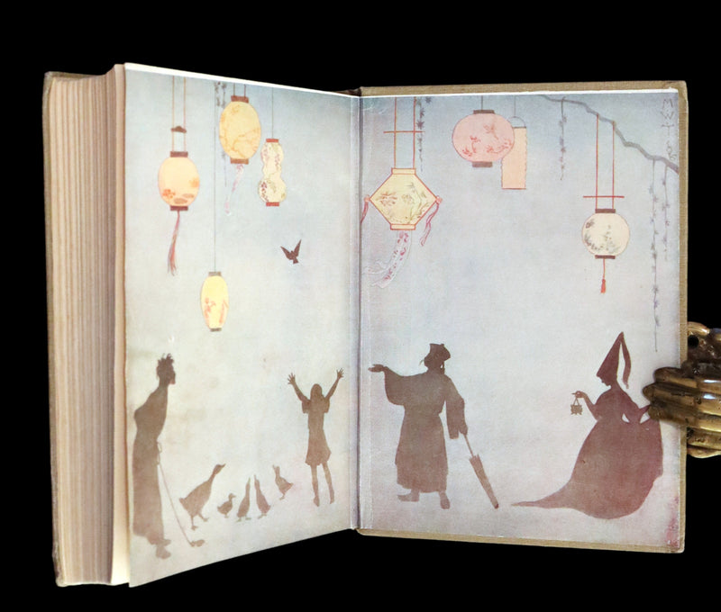 1926 Rare Book - Hans Andersen's FAIRY Stories with 48 Coloured Plates By Margaret W. Tarrant.