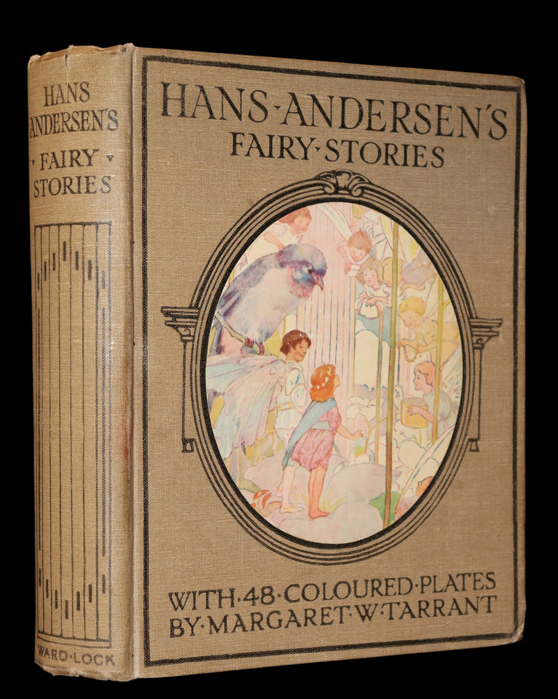 1926 Rare Book - Hans Andersen's FAIRY Stories with 48 Coloured Plates By Margaret W. Tarrant.