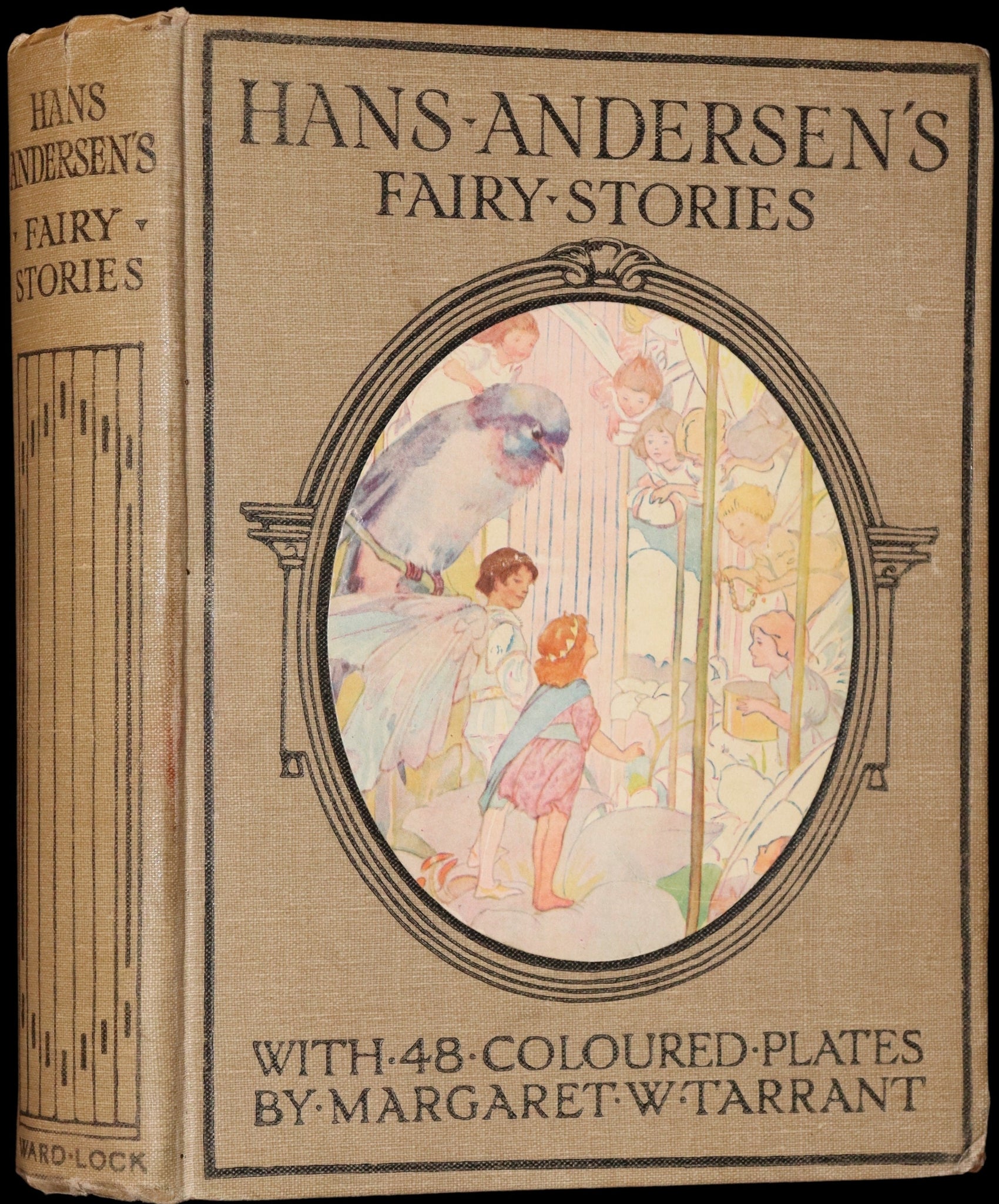 1926 Rare Book - Hans Andersen's FAIRY Stories with 48 Coloured Plates By Margaret W. Tarrant.