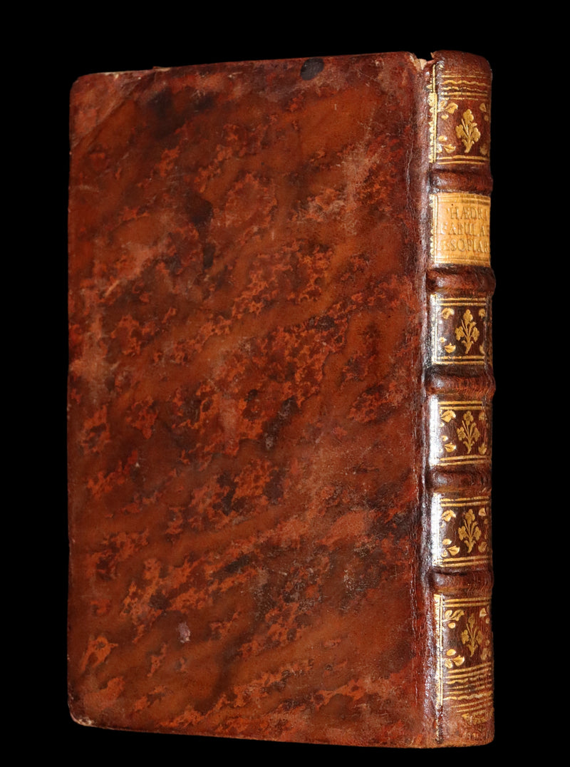 1777 Rare Latin-German Book - Phaedrus & AESOP'S FABLES, Fabularum Aesopiarum Libri V.