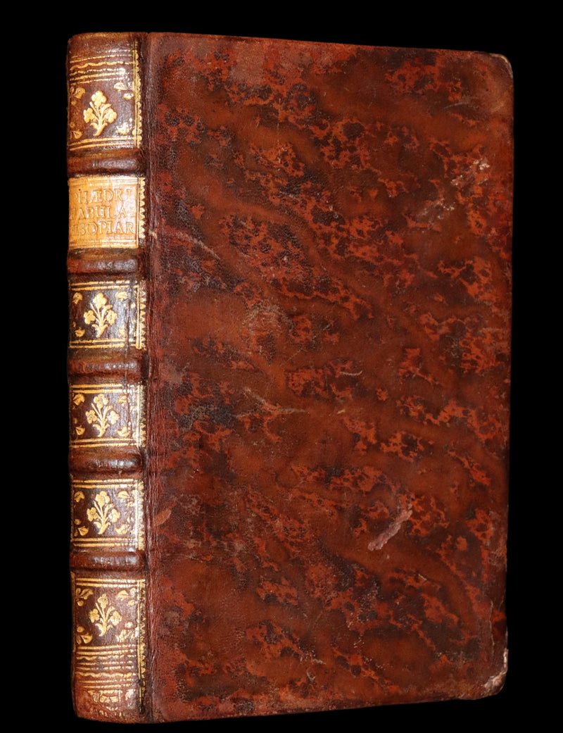 1777 Rare Latin-German Book - Phaedrus & AESOP'S FABLES, Fabularum Aesopiarum Libri V.