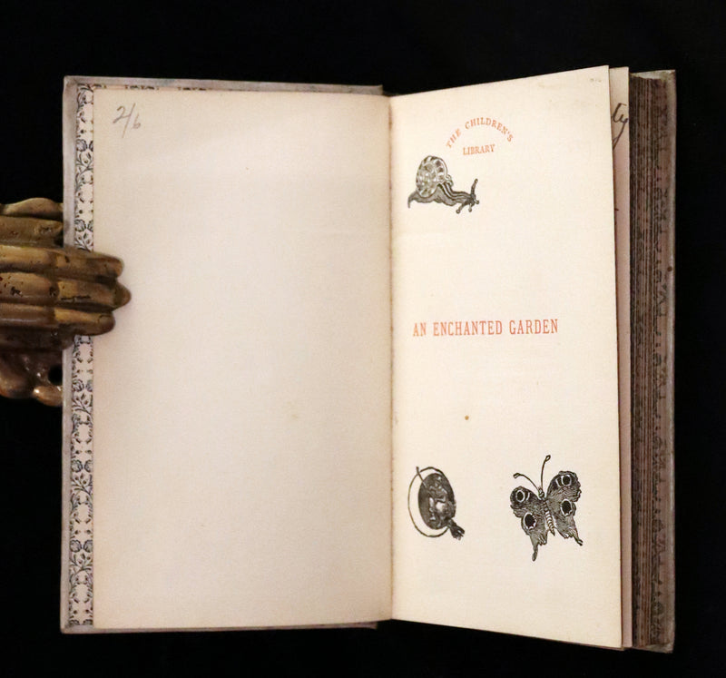 1892 Scarce First Edition - AN ENCHANTED GARDEN, Fairy Stories by Mary Louisa Molesworth illustrated by William John Hennessy.