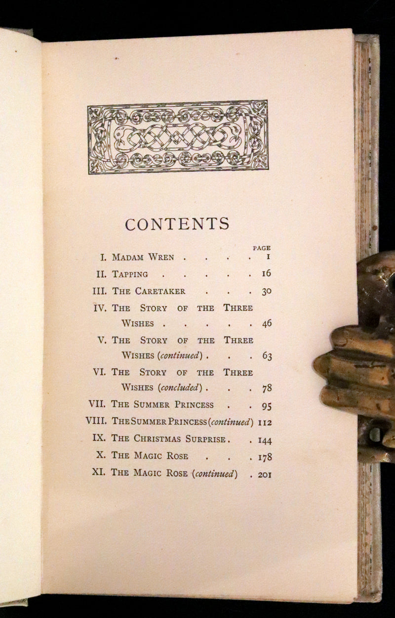 1892 Scarce First Edition - AN ENCHANTED GARDEN, Fairy Stories by Mary Louisa Molesworth illustrated by William John Hennessy.