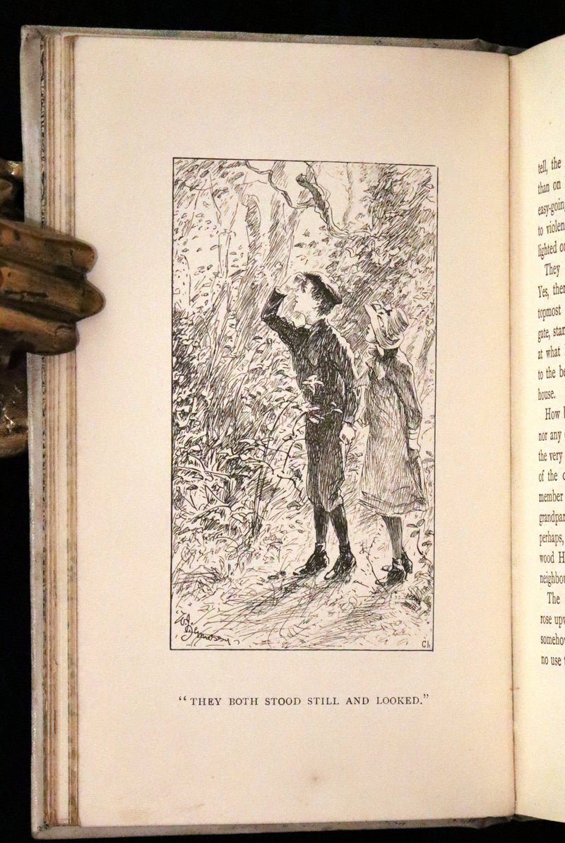 1892 Scarce First Edition - AN ENCHANTED GARDEN, Fairy Stories by Mary Louisa Molesworth illustrated by William John Hennessy.
