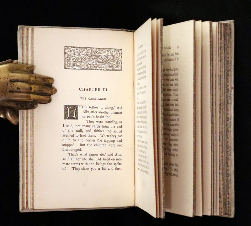 1892 Scarce First Edition - AN ENCHANTED GARDEN, Fairy Stories by Mary Louisa Molesworth illustrated by William John Hennessy.