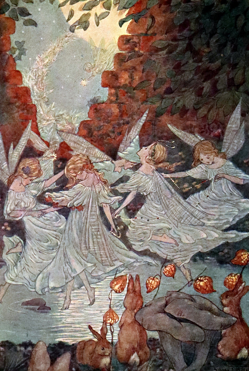 1923 Rare First Edition - The Rose Fyleman Fairy Book Illustrated by Hilda T. Miller.