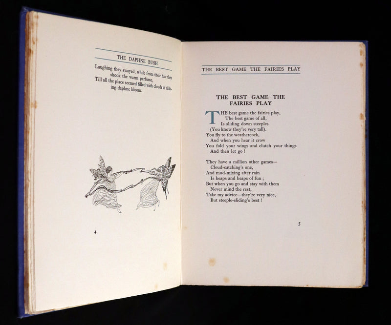1923 Rare First Edition - The Rose Fyleman Fairy Book Illustrated by Hilda T. Miller.
