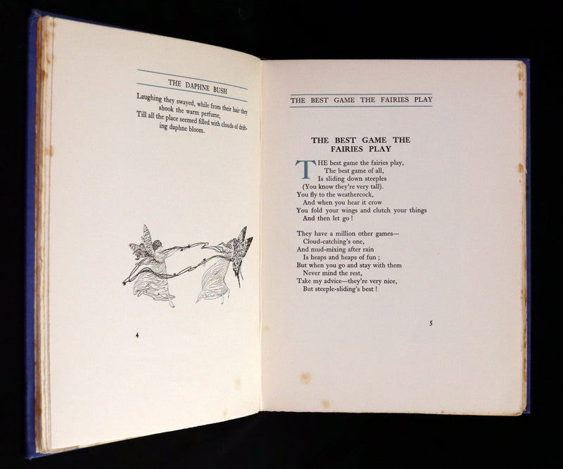 1923 Rare First Edition - The Rose Fyleman Fairy Book Illustrated by Hilda T. Miller.
