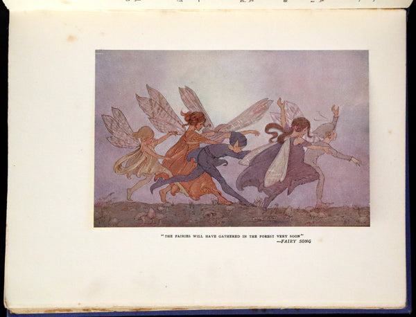 1923 Rare First Edition - The Rose Fyleman Fairy Book Illustrated by Hilda T. Miller.
