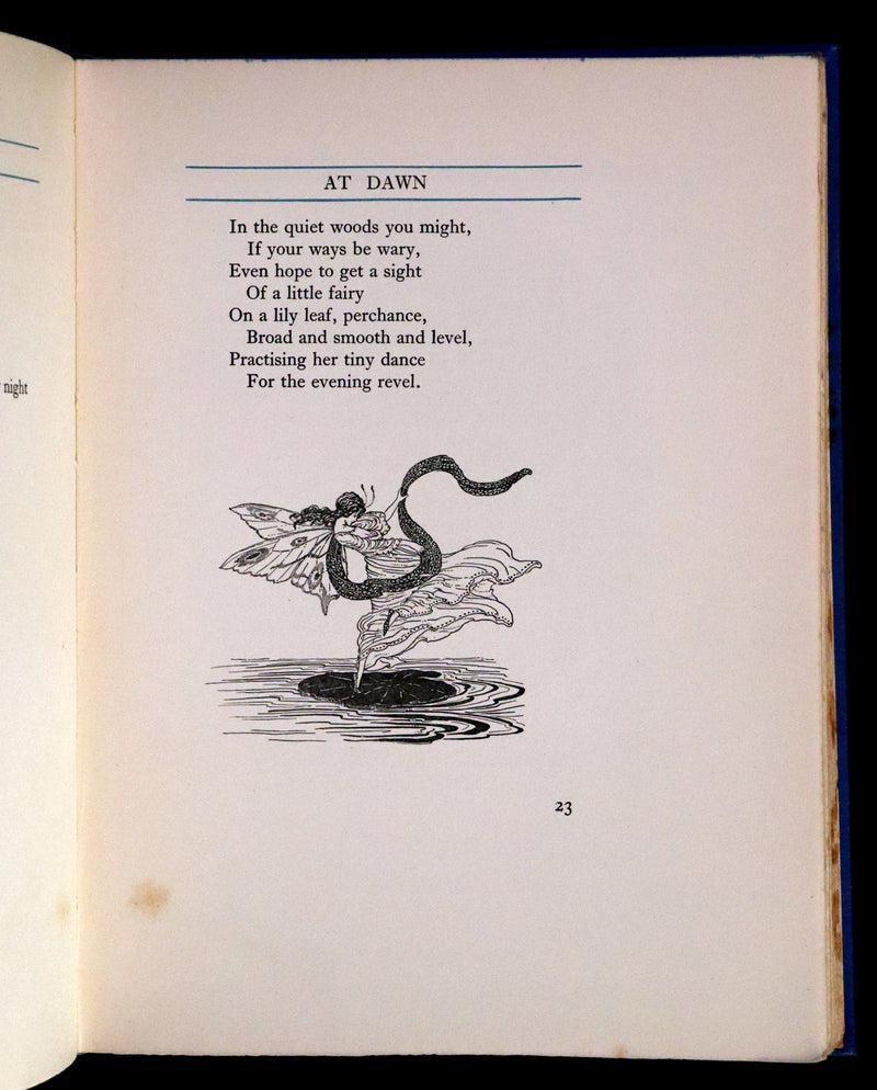1923 Rare First Edition - The Rose Fyleman Fairy Book Illustrated by Hilda T. Miller.