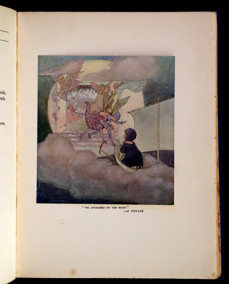 1923 Rare First Edition - The Rose Fyleman Fairy Book Illustrated by Hilda T. Miller.