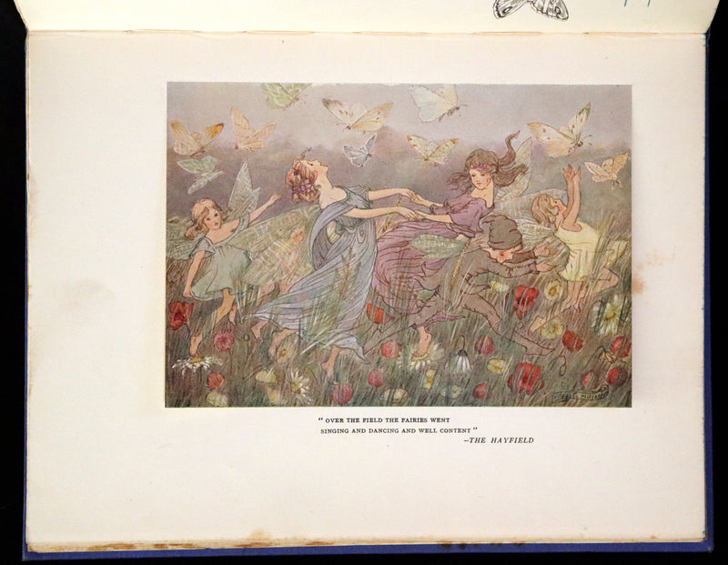 1923 Rare First Edition - The Rose Fyleman Fairy Book Illustrated by Hilda T. Miller.