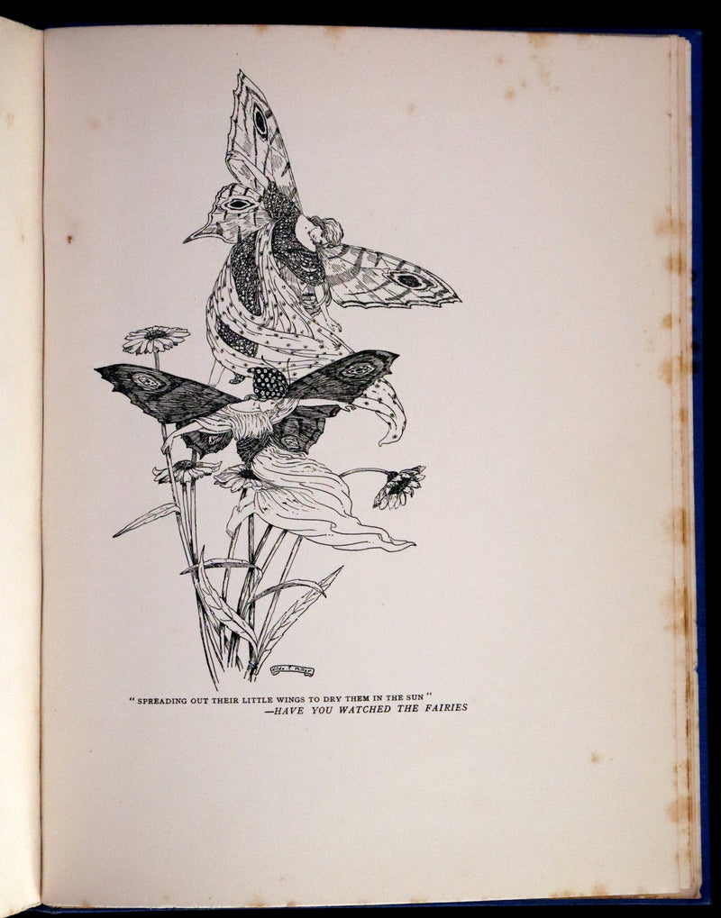 1923 Rare First Edition - The Rose Fyleman Fairy Book Illustrated by Hilda T. Miller.