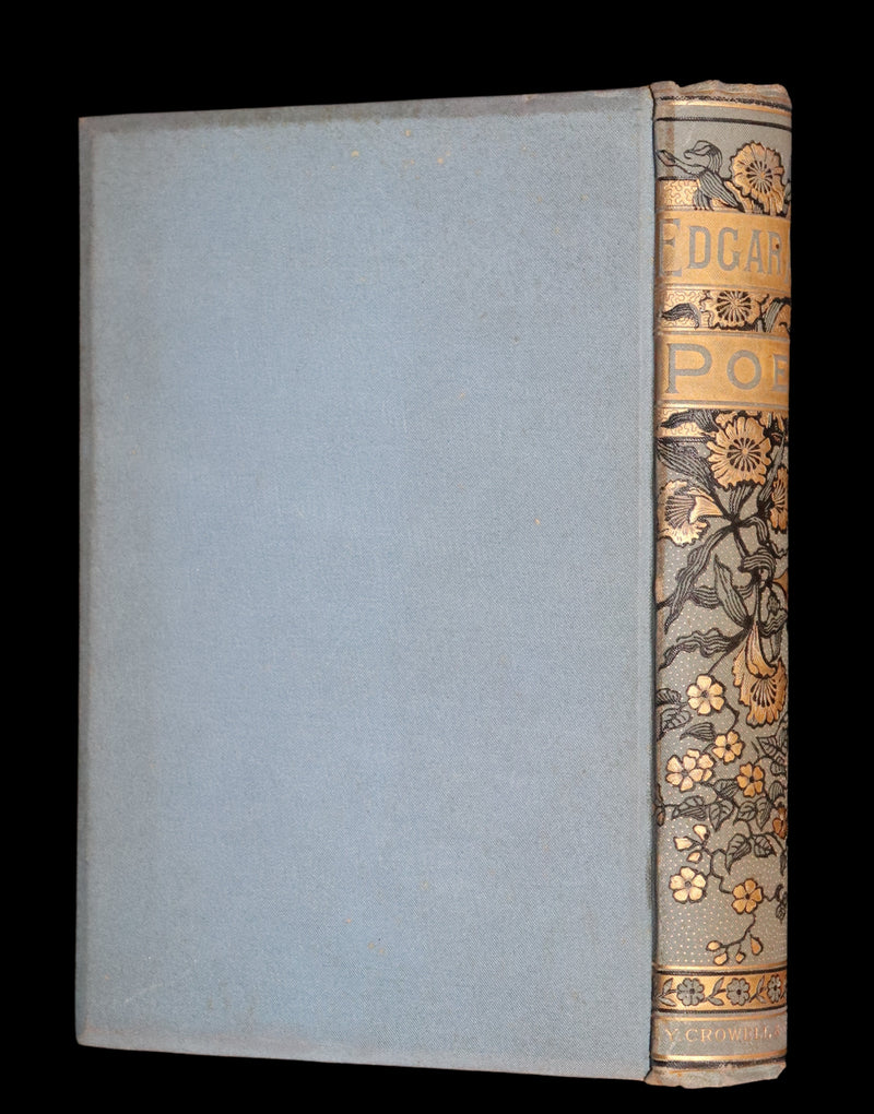 1884 Rare Book - Poems by Edgar Allan POE with Memoir (The Raven, Lenore, Fairy-Land, ...)