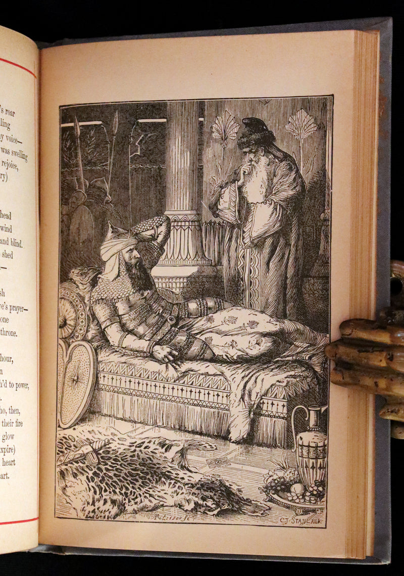 1884 Rare Book - Poems by Edgar Allan POE with Memoir (The Raven, Lenore, Fairy-Land, ...)